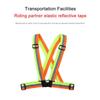New Elastic Safety Reflective Vest Straps With Reflect Strips Reflective For Men Women Children Night Running Walking Biking