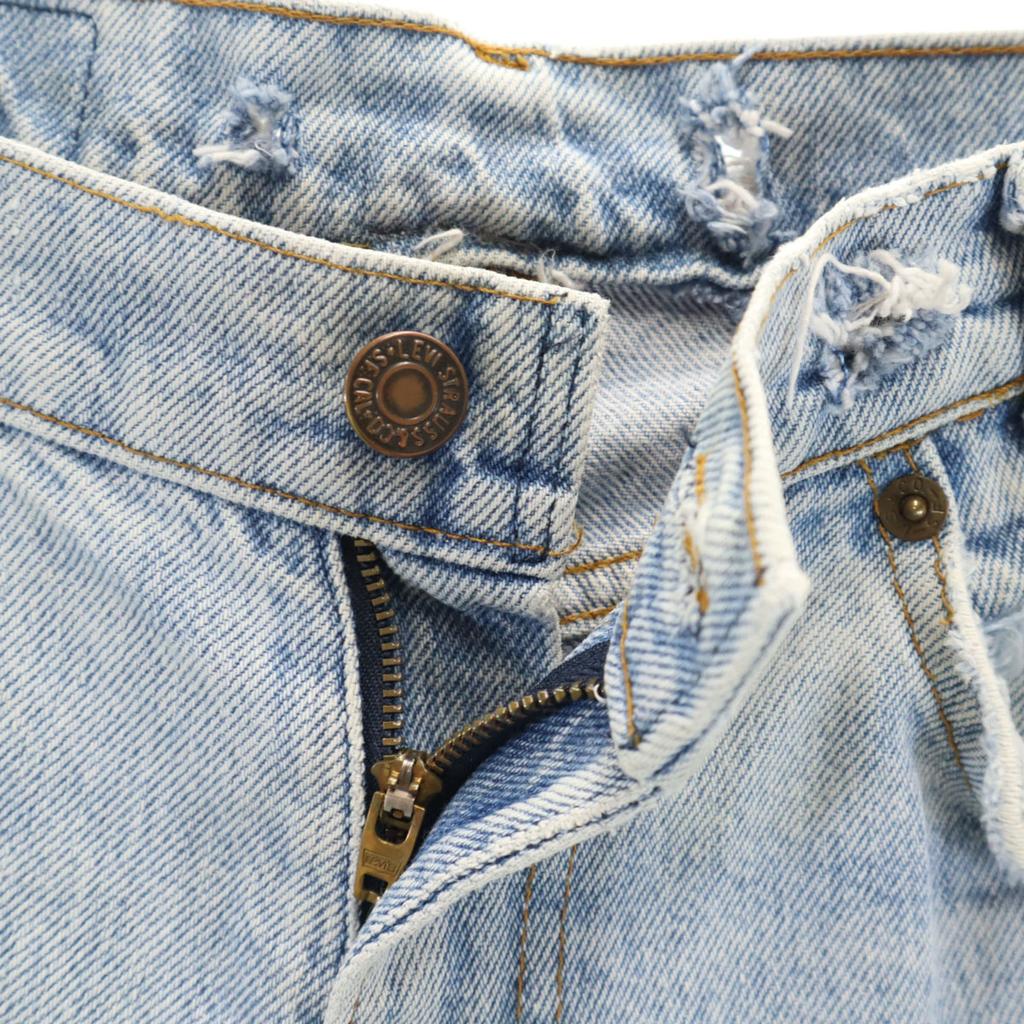 Levi's 80s 40752-0214 Old USA Made Orange Tab Denim Pants W28 Blue Men's Used