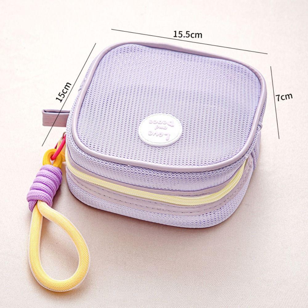 Fashion Dopamine Color Storage Bag Large Capacity Candy Color Make Up Case Toiletry Travel Storage Pouch