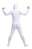 Omoshiro Club Zentai XXS Fits 120cm To 130cm Open Kigurumi Costume, Full-Body Suit, White, Children's Size, Tall, Face, (SS03-2H)