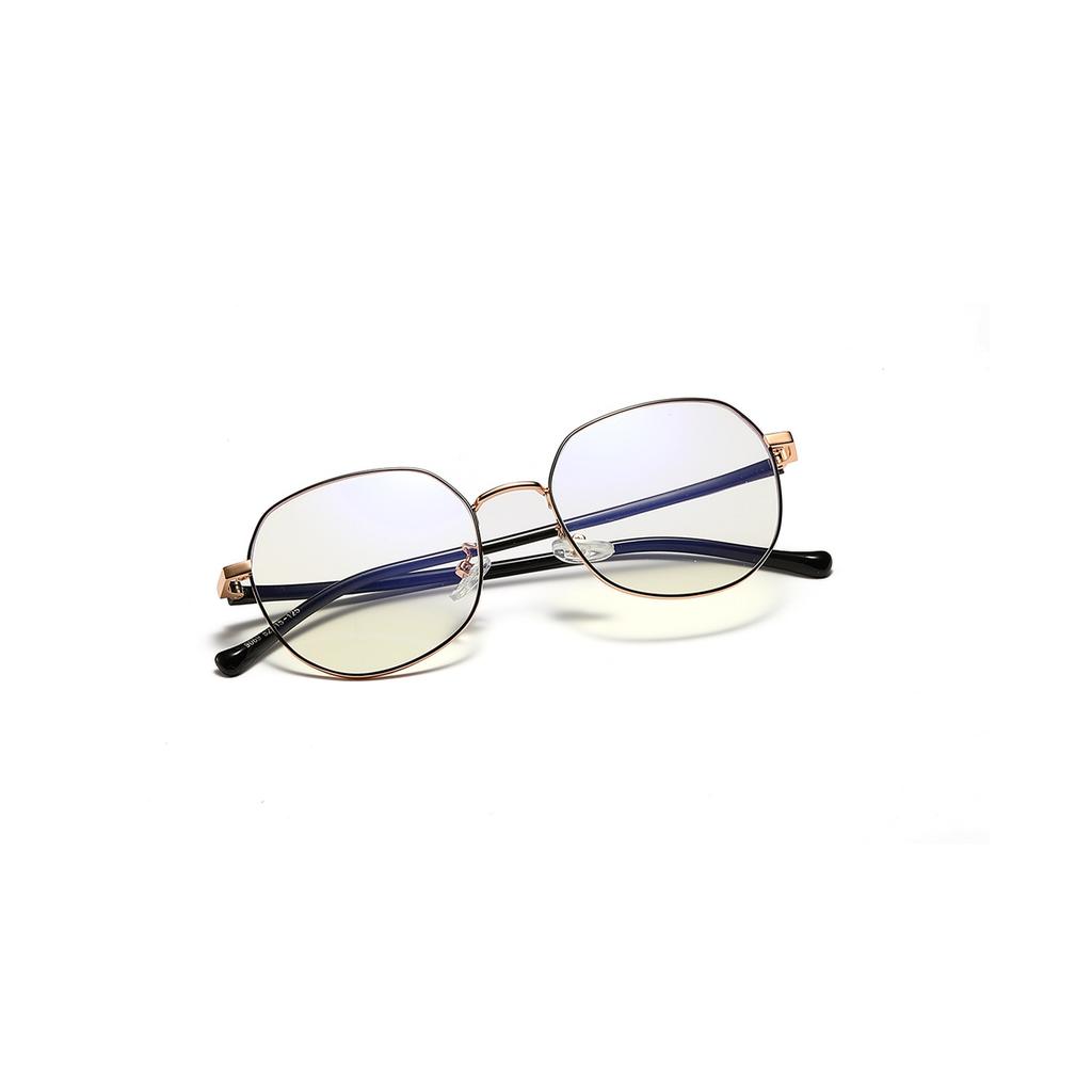 Glasses Polygonal Thin Frame Trend Metal Flat Mirror Women