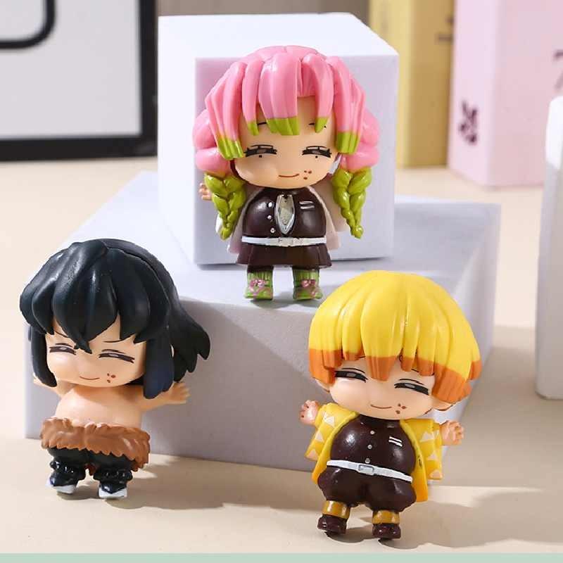 Slayer Demon Kimetsu No Yaiba Action Figures Model Toy Doll Decoration Kids Gift