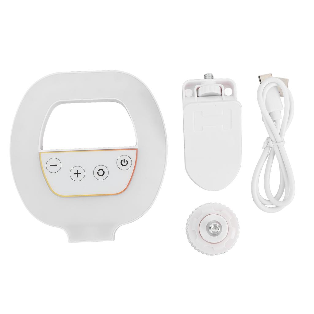 Cell Phone Selfie Fill Light 2700-6500K Clip On Rechargeable Selfie Light LED Selfie Ring Light for