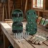 1 Paar Rasenlüfterschuhe Rasenlüfterschuhe mit Edelstahlspikes Bodenlüfterwerkzeug für Gartenbodenlockerung und Rasengesundheit (Versammlung