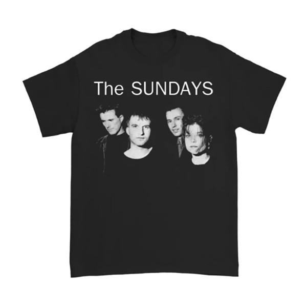 

90s Retro Style The SUNDAYS Shirt Short Sleeve Black Unisex S-5XL Unisex T-Shirt XL