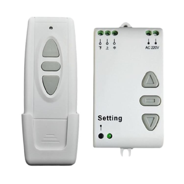 

Wireless Switches Transmitter Receiver Motor Remote Control for Roller Shutter 1