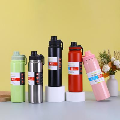 600ML 800ML 1000ML Outdoor Thermos Kettle Water Bottle with Tea Filter 304 Stainless Steel Thermal Cup Leak-proof Flask Sports