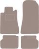 Beige Velour Floor Mats For: Mercedes CL W140 Coupe (1991-1998)