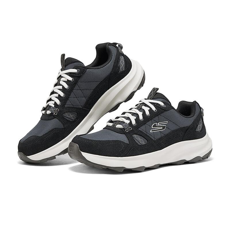 Skechers Ridge Oak Comfortable Low-Top Outdoor Functional Shoes Men Shoes Black Gray 237785-BKGY