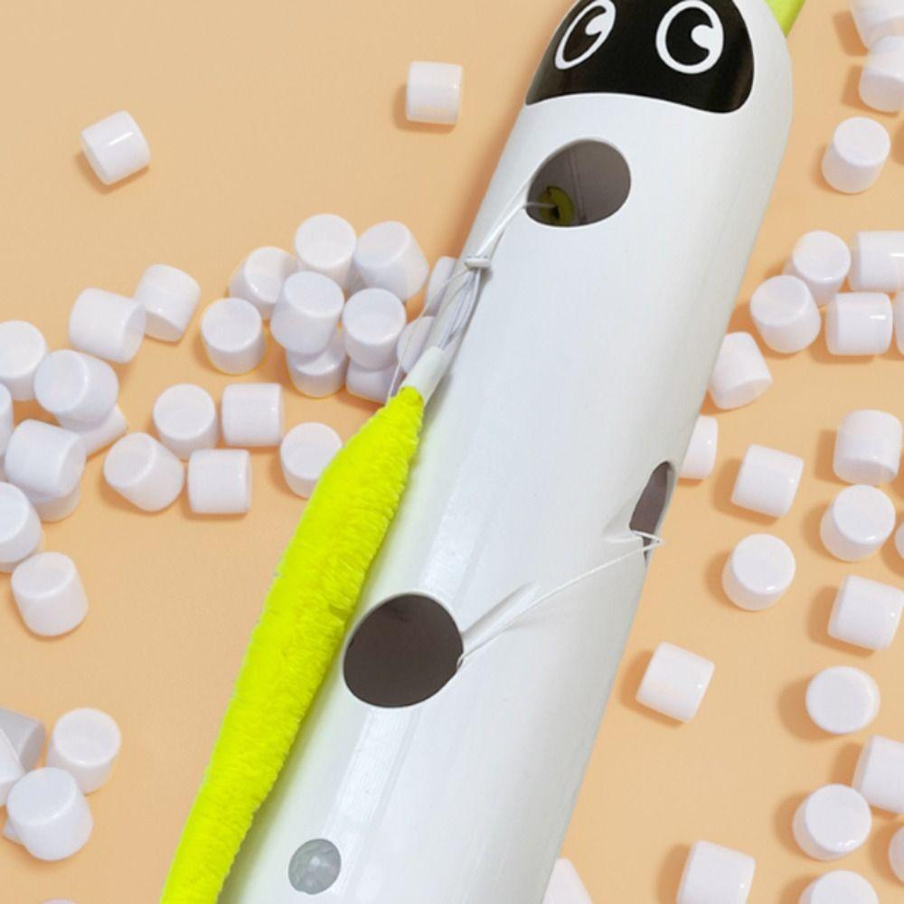 Automatic Teasing Cat USB Charging Motion Sensor Motion Activated Kitten Fluffy Teaser with Suction Cup