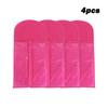 4pcs Non-woven Fabric Wig Storage Bag With Hook Hair Extension Holder Zipper Style Long Hair Storage Rack Wig Organizer