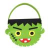 Storage Bucket Halloween Candy Bag Trick Or Treat Gift Basket Cartoon Halloween Bag  For Kids