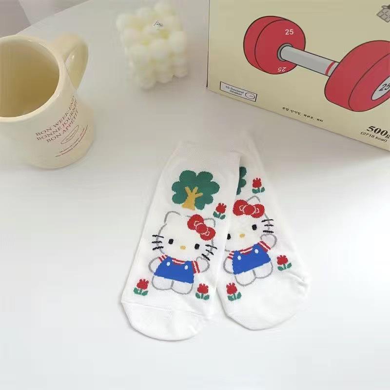 

Аниме женские летние носки Cinnamoroll - Дышащие, Милые, Невидимый стиль