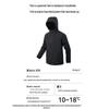 Jingzao Unisex Fleece-Lined Water-Resistant Hooded Sports Jacket