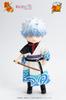 PICCODO ACTION DOLL TV Anime Sakata Gintoki PVC POM Fabric Deformed Doll "Gintama" & &