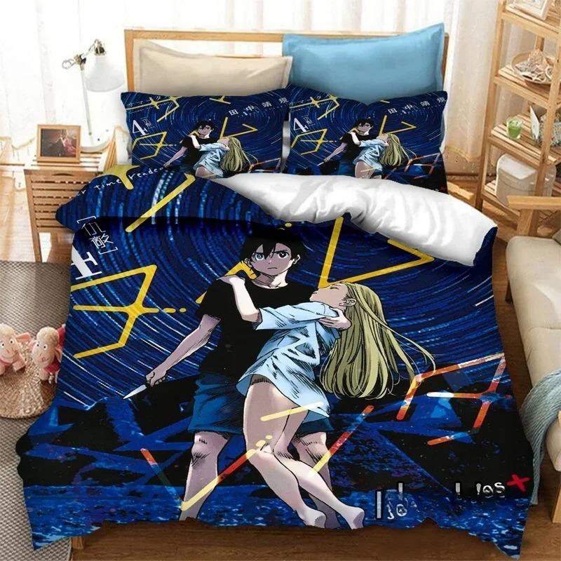 Fashion 3D Print Anime Summer Time Rendering  Bedding Set Duvet Covers Pillowcases Comforter Bedding Sets Bedclothes