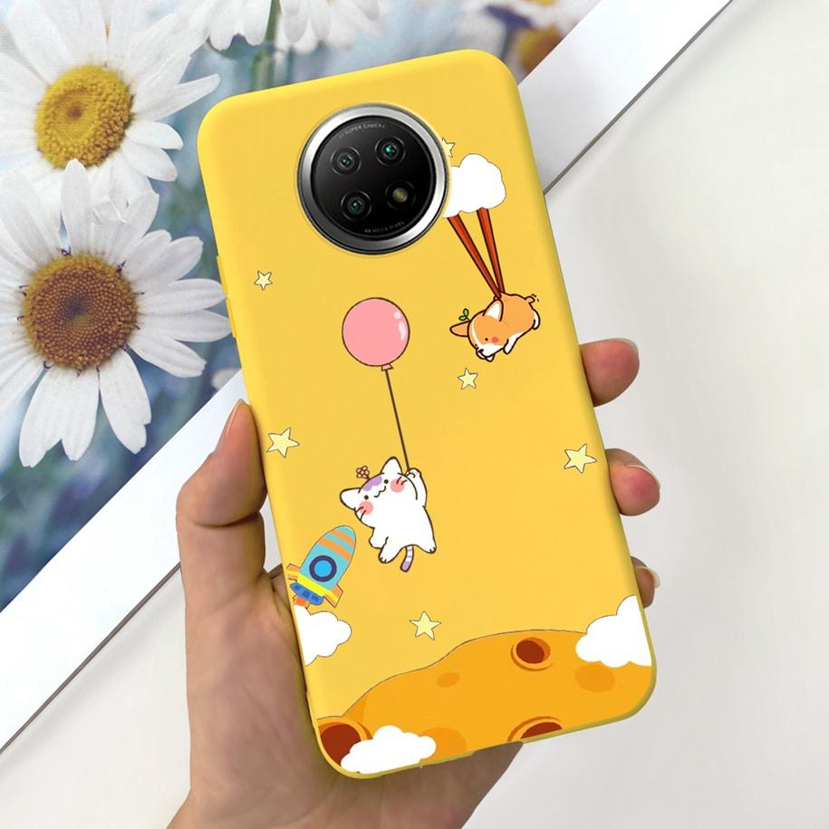 For Xiaomi Redmi Note 9T Note 9 5G Case Fashion Flower Shockproof Silicone Soft Matte Phone Cover For Xiomi Redmi Note 9T Fundas