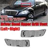 M63K-Left Front Hood Upper Grille Air Vent Cover For Mercedes Benz W221 W251 2007-2013 A2218800305 Bonnet Grill Chrome Trim Part