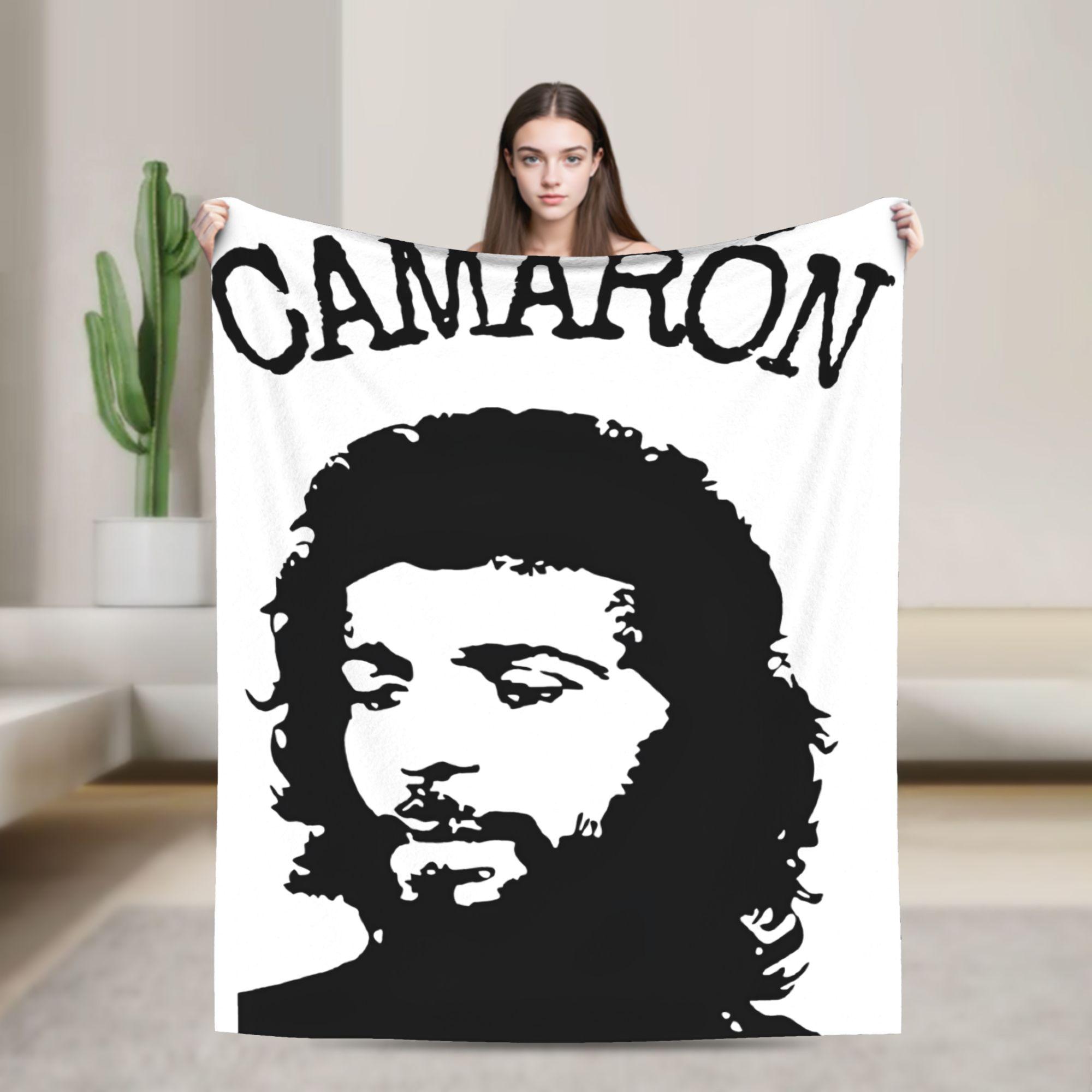 

Camarons De La Isla Flamenco Singer Fashion Blankets Coral Fleece Plush Decoration Island Shrimp Portable Thin Throw Fashion Blanket for Bed 75x90cm
