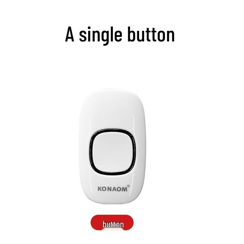 Ultra-Long Range Wireless Doorbell with Remote Control and Plug-Free Operation, Ideal for Home and Elderly Assistance.