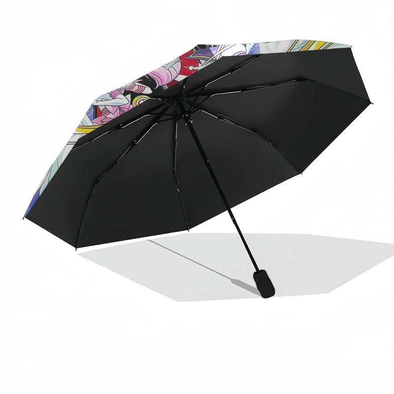 1pc Sailor Moon Inspired Umbrella Auto-Open Close, Foldable Design, 8-Rib Iron Frame, Outdoor Use, Festival Gift, Suitable for Fans, Travel, Daily Use