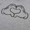 Disney Childrens/Kids Mickey Mouse Love Hands T-Shirt