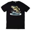 T-Shirt Lustiges Angler Fisch Motiv