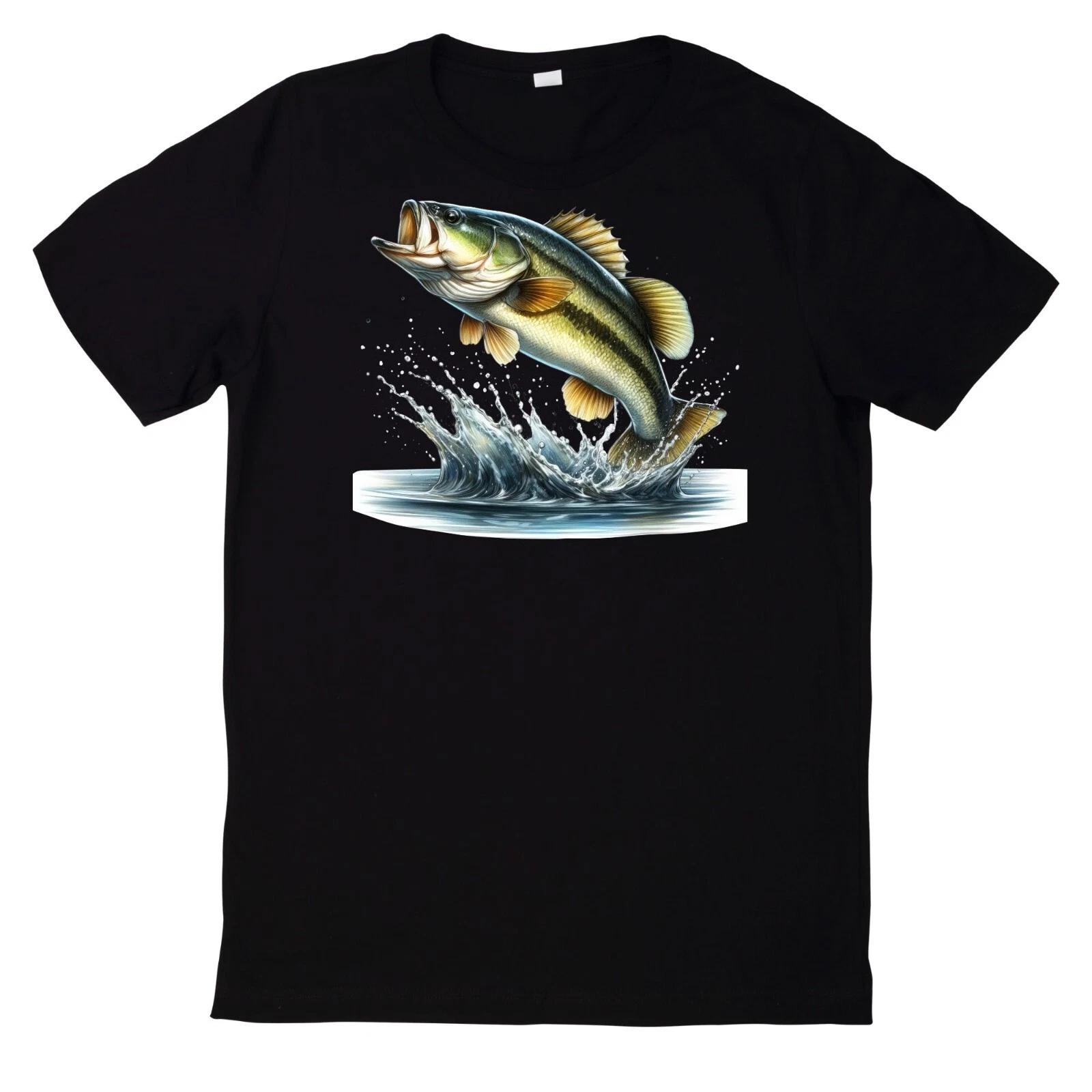 T-Shirt Lustiges Angler Fisch Motiv XXXL