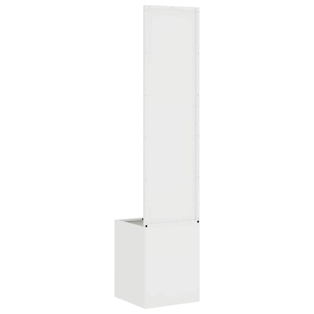 Garden Privacy Screen Canvas White 32 X 150 Cm