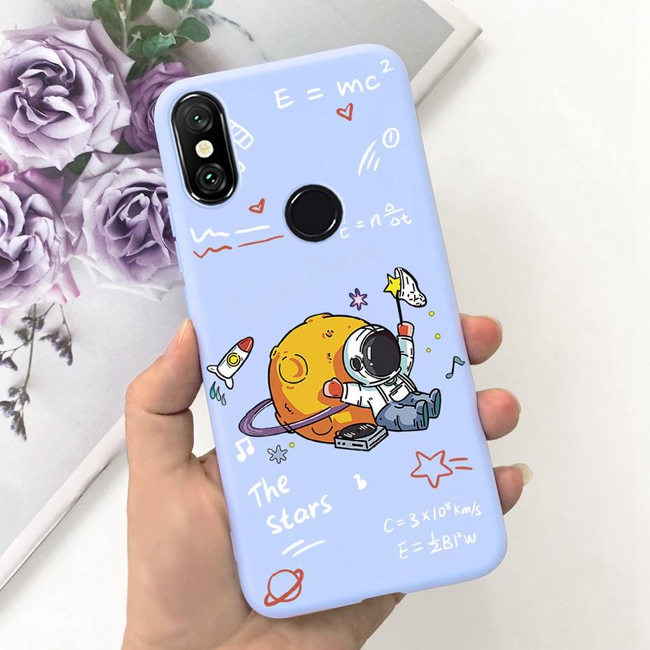 Case For Xiaomi Mi A2 Lite 5.84" Cute Animal Cartoon Candy Color Soft Silicone Phone Bumper For Xiaomi Mi A2lite Back Cover