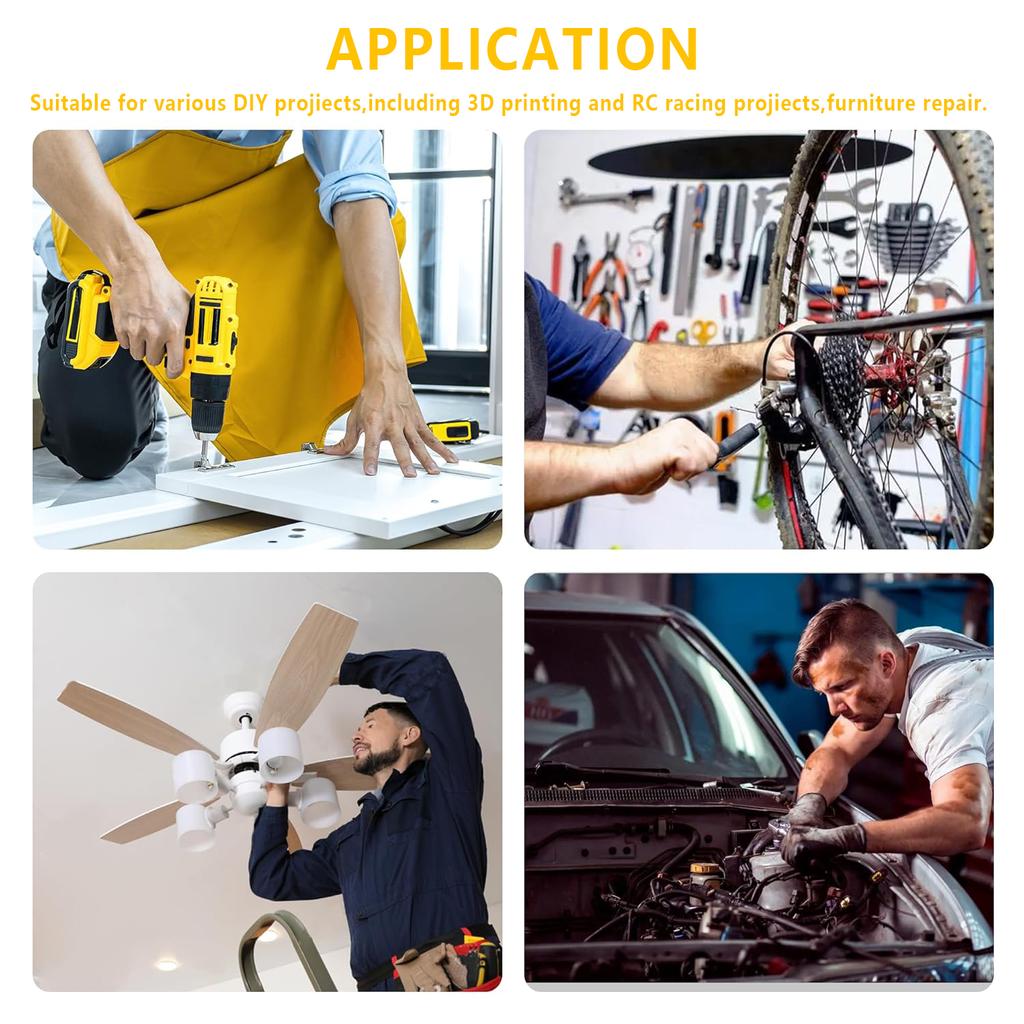 505 Black Half Round Head Hex Screws, Washer Nut Combination Kit