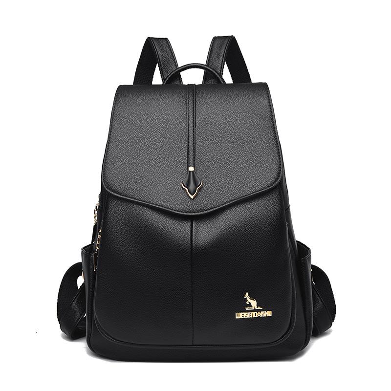 High-end Texture Schoolbag, Niche Backpack, Large Capacity Commuter Double-shoulder Bag