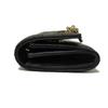 Used 10656 Glycine Wallet S0966ONMJ_M900 7941 Current Logo Charm Coin Purse Card Case Cannage Black Women's from Japan
