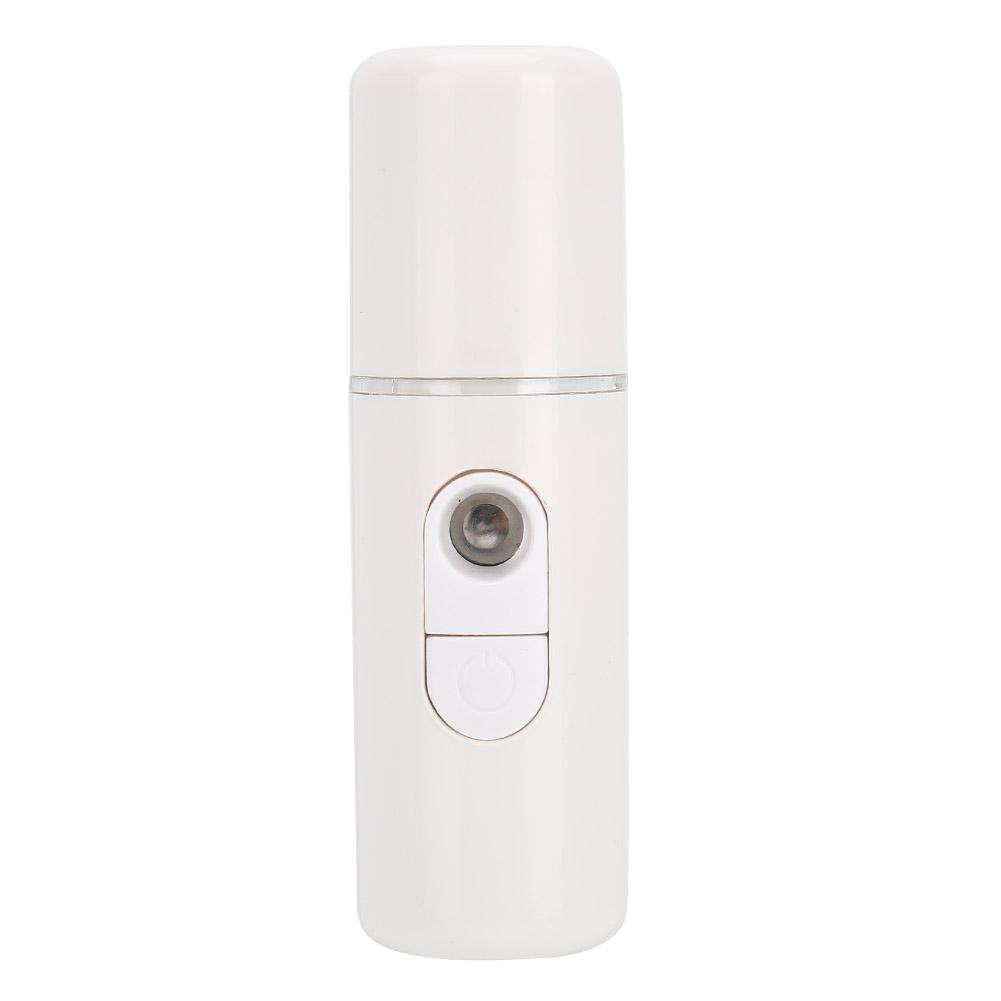 Mist Sprayer Hydrating Portable USB Face Steaming Skin‑Care Humidifier(Pink )