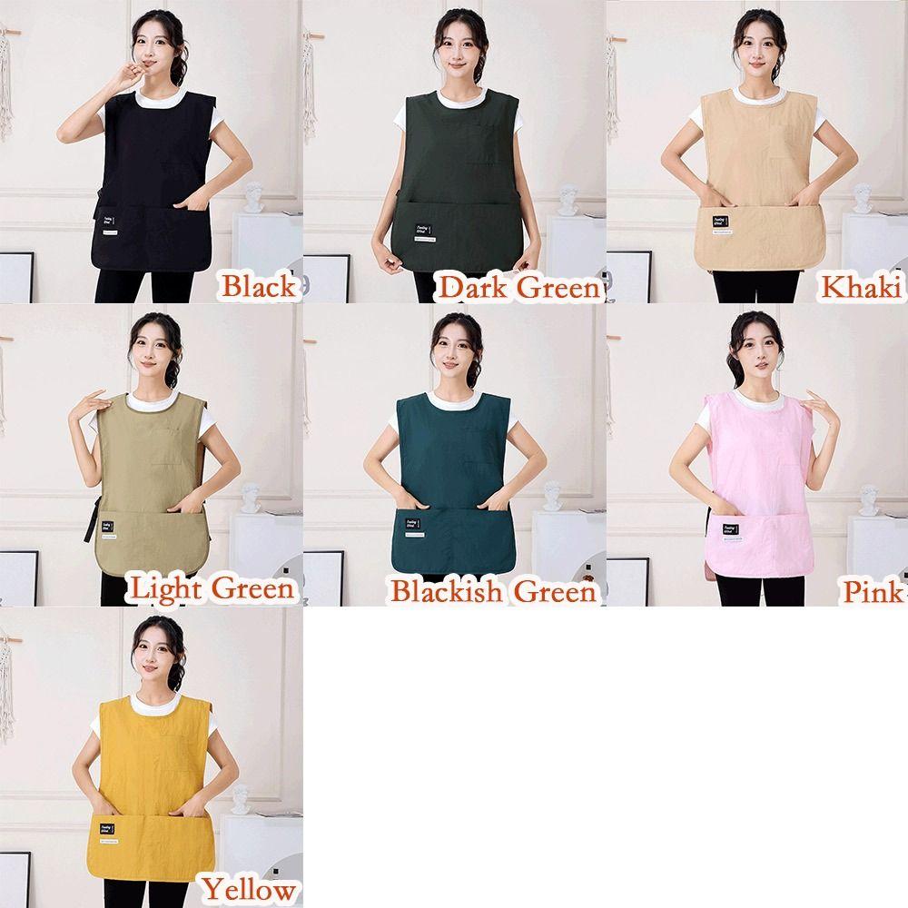 Waterproof Fashion Vest Apron Breathable Multipurpose Sleeved Apron Anti Dirty Coffee House Uniform By Cooks Chef and Servers