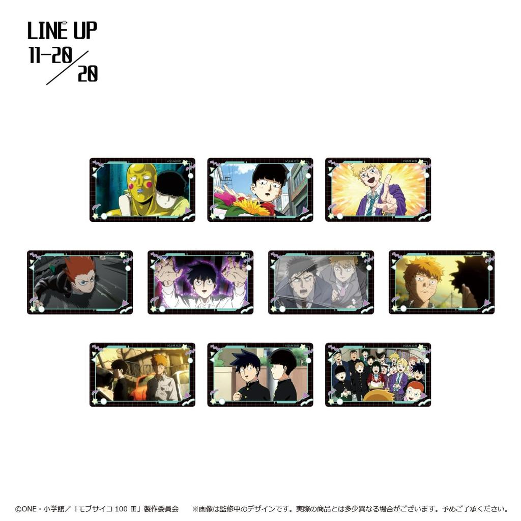 TV Anime "Mob Psycho 100 III" Clear Card Collection 10-Piece Box