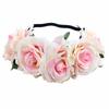 Halloween Rose Hair Band Hair Hoop Cosplay Costume Party Flannel Flowers Crown Headband Festival Hair Garland Wedding