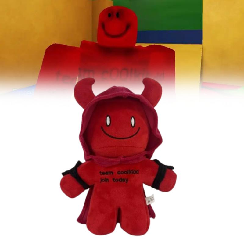 Forsaken Chance Roblox Red Cape Plush Toy Stuffed Doll Kids Decoration Gift