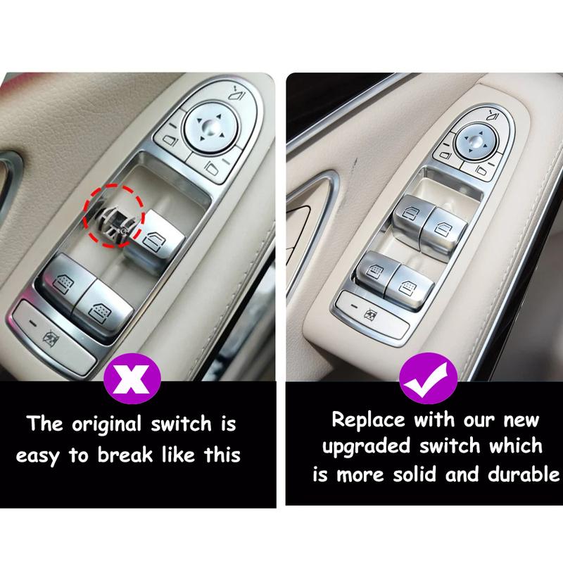 Car Front Door Power Electric Window Lifting Control Switch For Mercedes Benz S Class W222 S320 S350 S450 S500 S560 2014-
