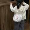Playful Floral Print Childrens Crossbody Bag Eyecatching Cylinder Shoulder Bag Kids For