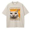 Funny T Shirt Vintage Washed Cotton T-Shirt Certified Woman Respecter Graphic Tee Casual Streetwear Spring Summer Fall