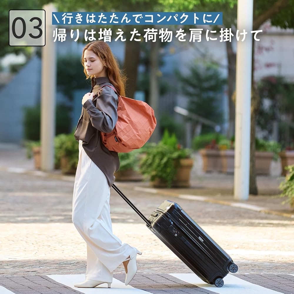 Marna Shupatto Compact Bag M (15L / Foggy Lake) - Shupatto Eco Bag, Foldable Shopping Bag (Compact/Durable) S515DB