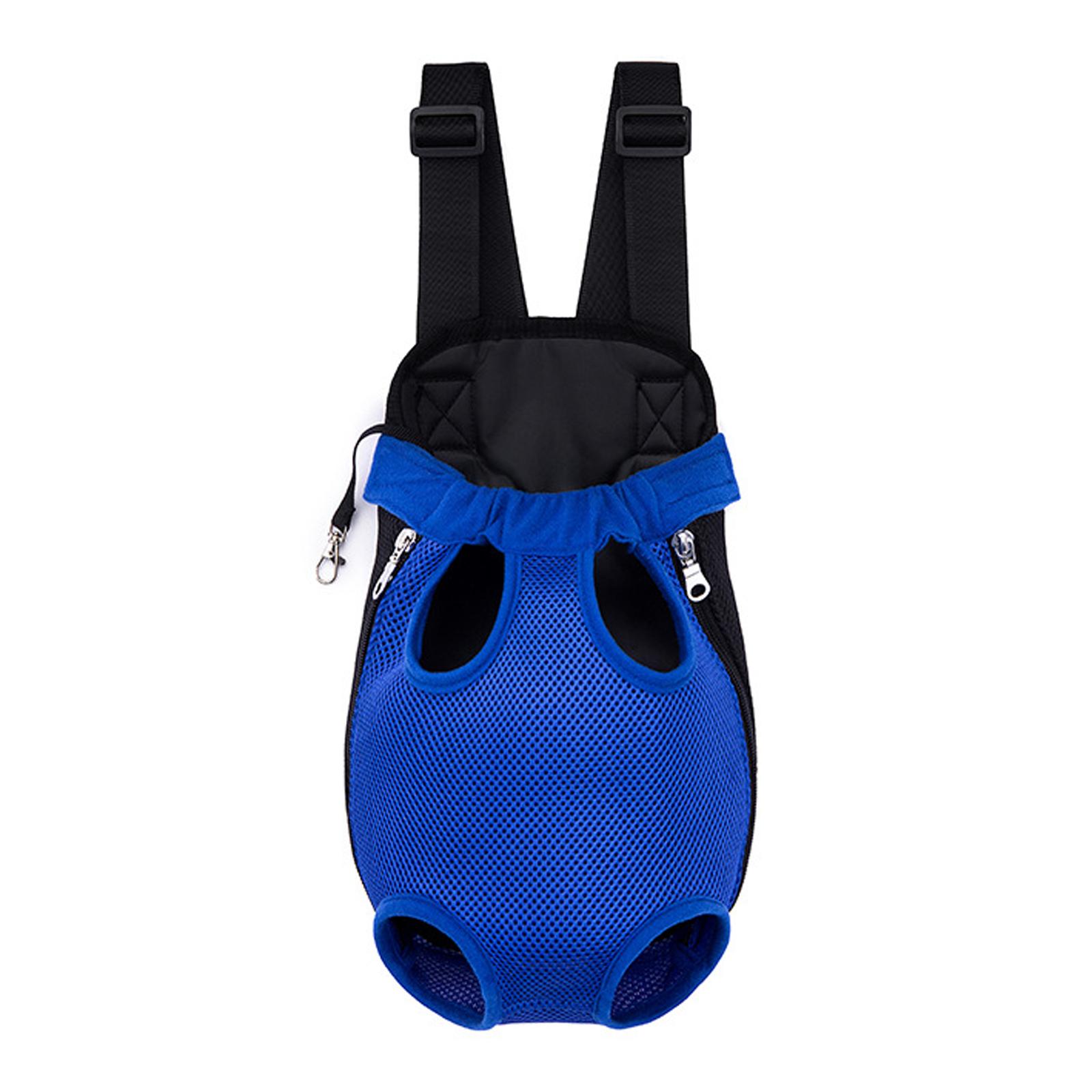 

Transport Backpacks For Dogs And Portable Breathable Shoulder Woven Pet Polyester Bags For Outdoor Adventures S синий