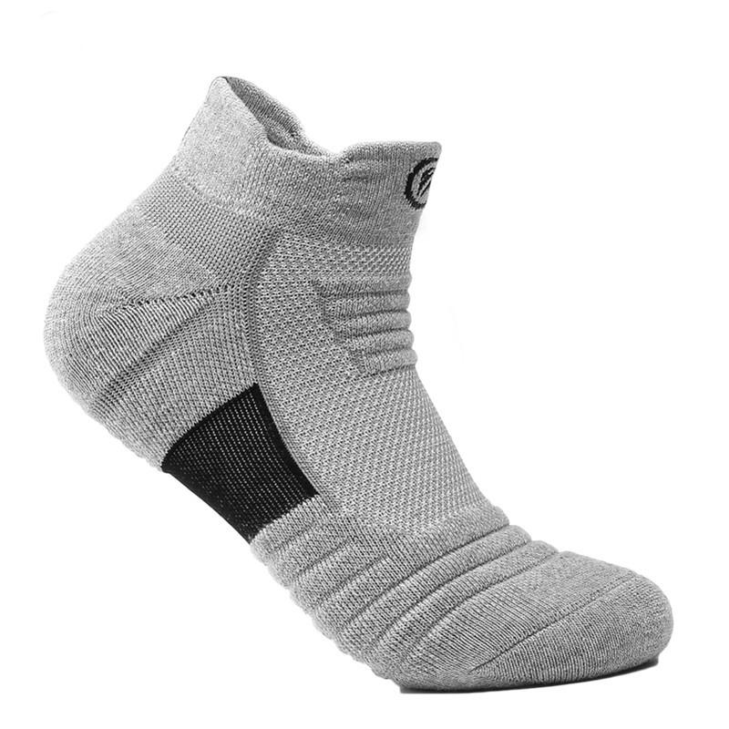 Basketball Socks Men's Professional Towel Bottom Thickened Socks Low Cut Boat Socks Outdoor Running Sports Short Tube Socks