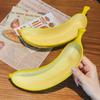 Banana Shaped Ceramic Plate Creative Dessert Dish Fruit Snack Plate Elegant Tableware