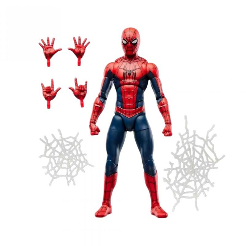 Spider-Man Fresh Start 6-Inch Action Figure with Multiple Interchangeable Hands, Collector Grade Model