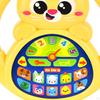 Kids Steering Wheel Toy Early Educational Game Portable Funny Cute Simulated Driving Controller for