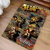 Custom Personalization Metal Slug Print Area Rug - Soft, Washable Non-Slip Indoor Mat,Living Room,Home&Office Decorative Rug