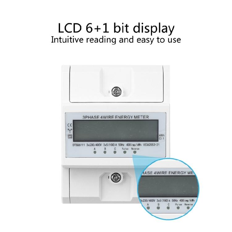 Intermediate Meter DIN Rail Electricity Meter for Power Measurement System