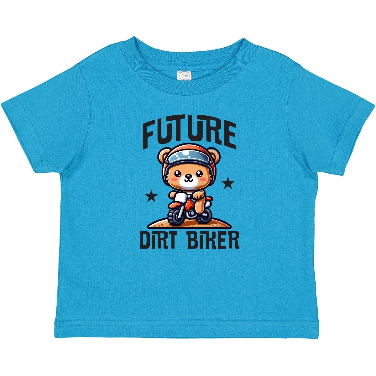 Inktastic Future Dirt Biker Motocross Bear Baby kids boys T-Shirt Biking Offroading Off 130